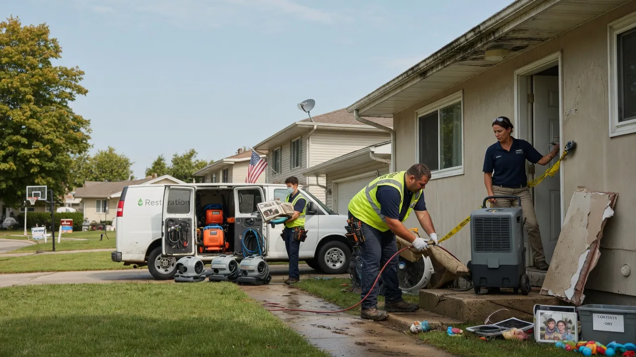 Water Damage Restoration in Hext, TX near me